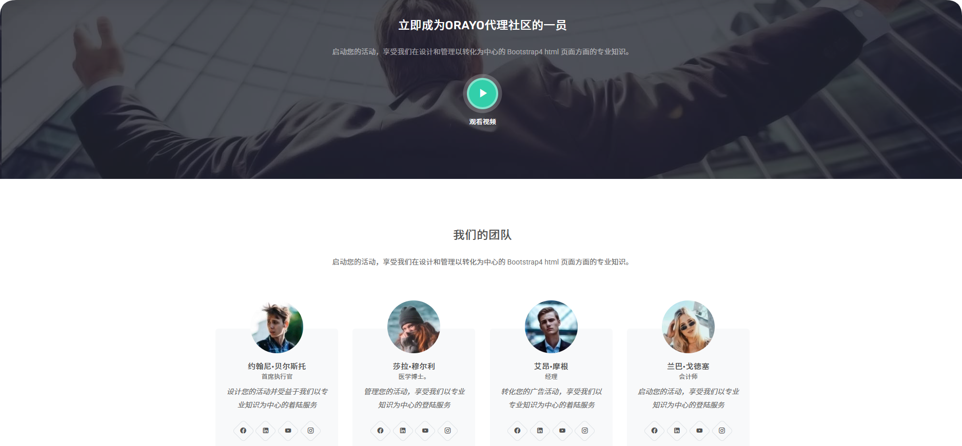 100 套网站模板｜企业官网 / 个人博客 / 电商门户